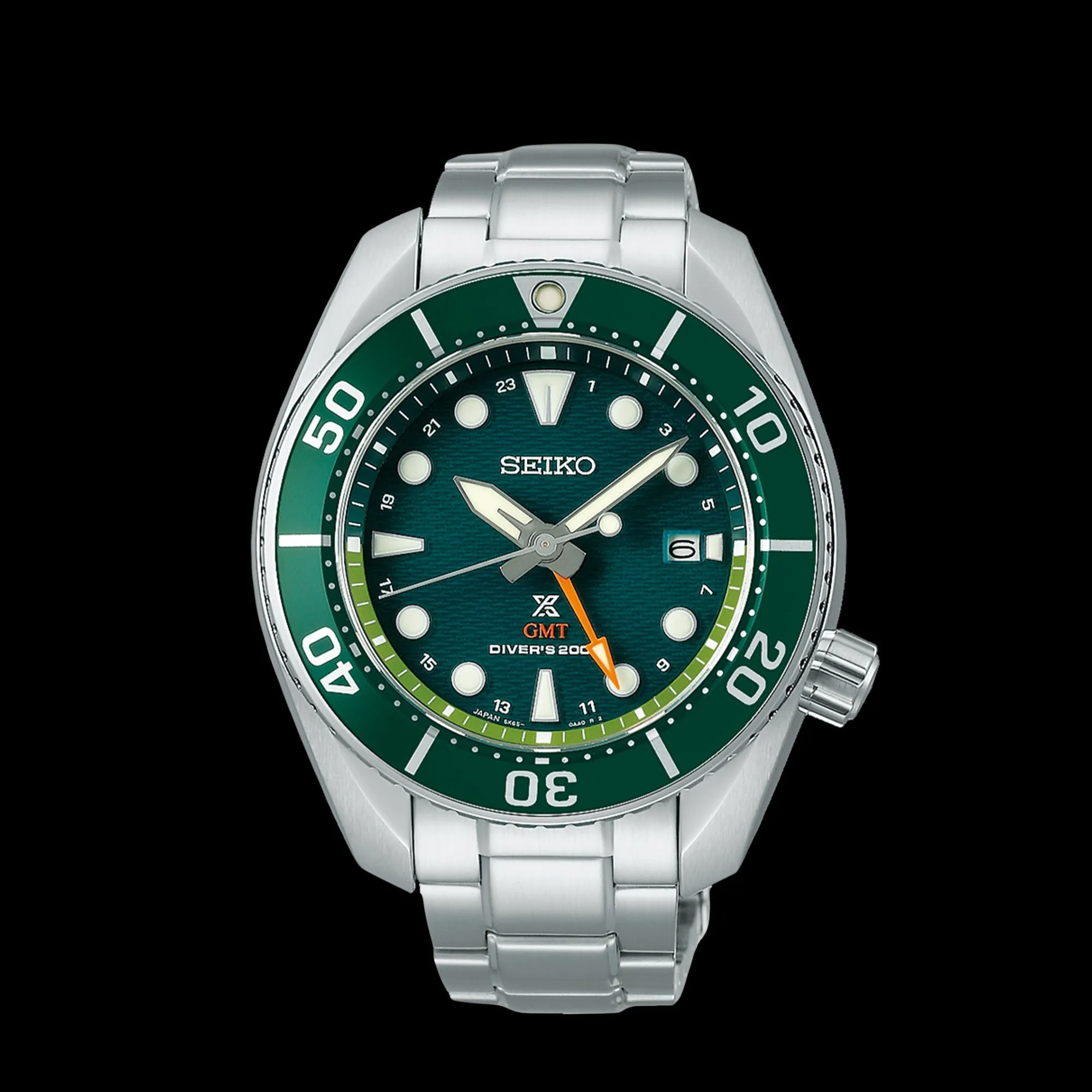 Seiko - Prospex Solar GMT Divers 200M Green SFK003J