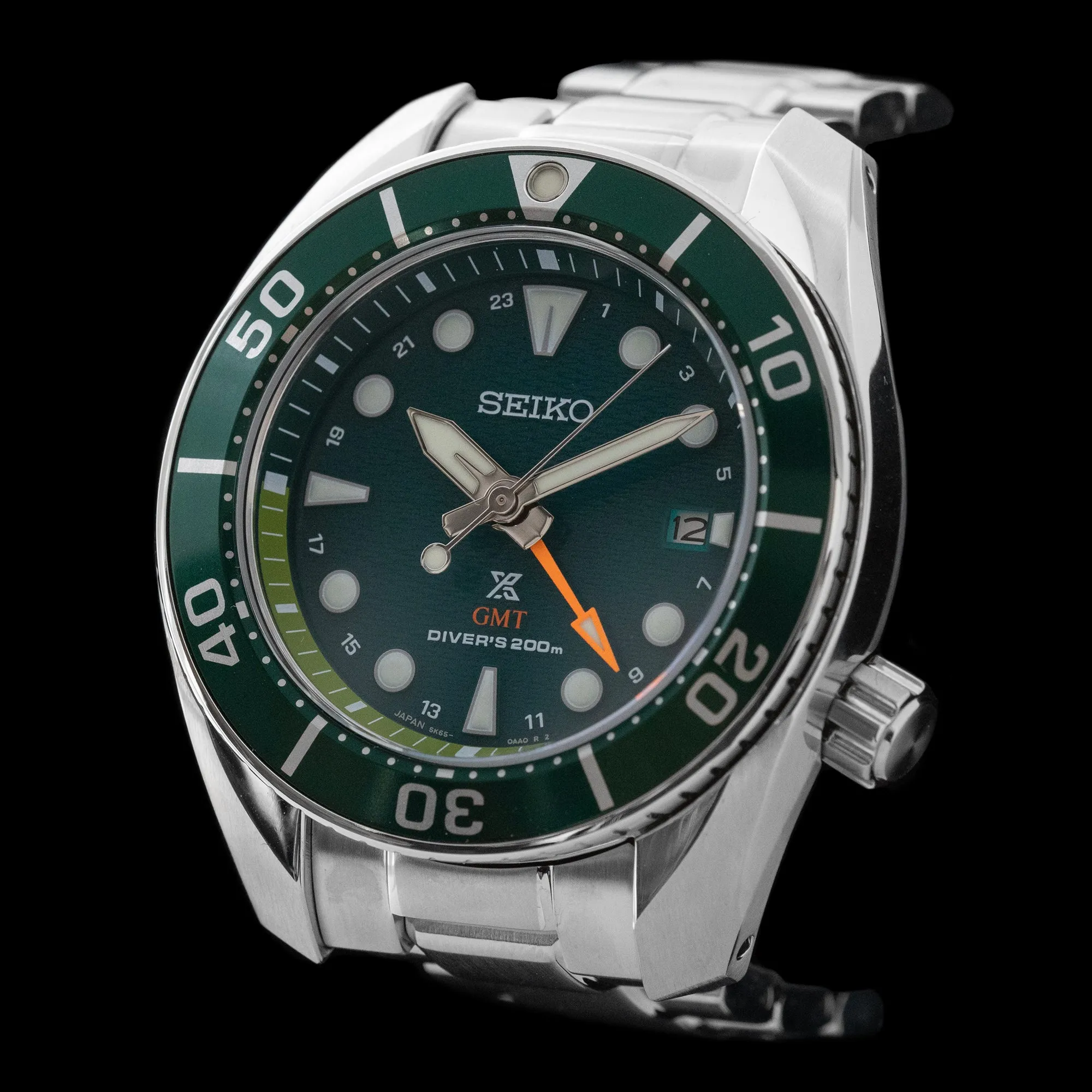 Seiko - Prospex Solar GMT Divers 200M Green SFK003J