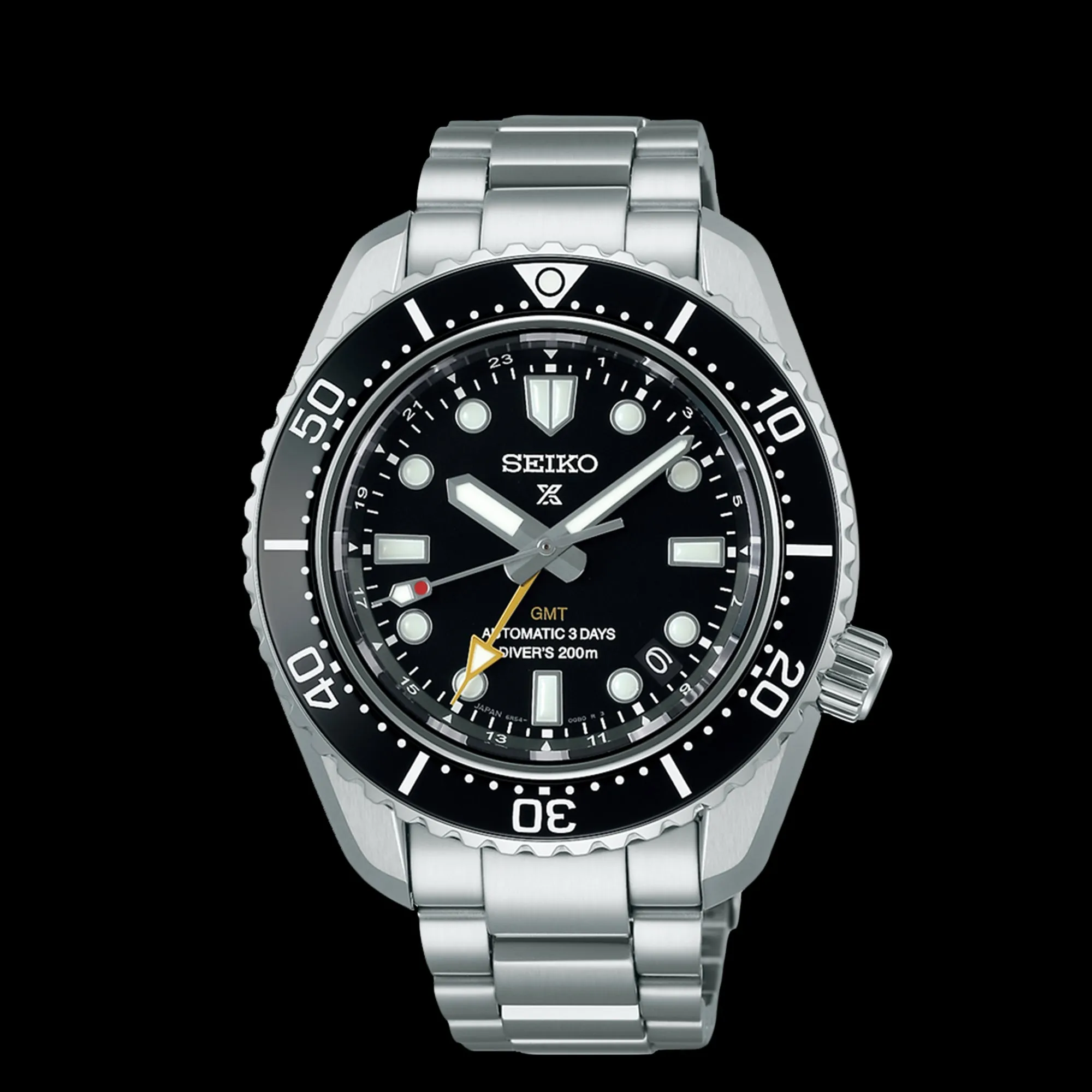 Seiko - SPB383J Prospex Automatic G.M.T Divers Black