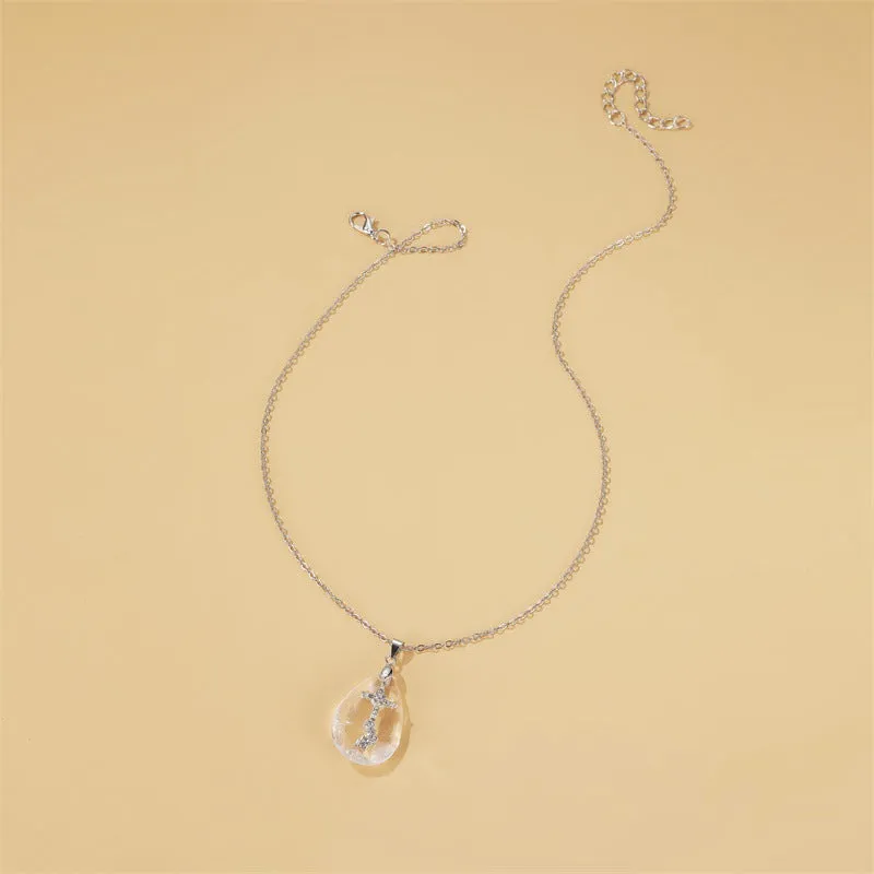 Simple Temperament Wild Drop Pendant Necklace