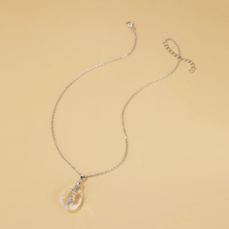 Simple Temperament Wild Drop Pendant Necklace