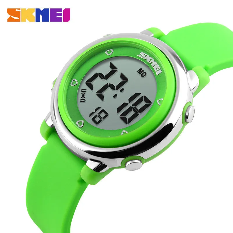 SKMEI Children LED Digital Watch Relogio Feminino Sports Watches Kids Cartoon Jelly Relojes Mujer Waterproof Wristwatches