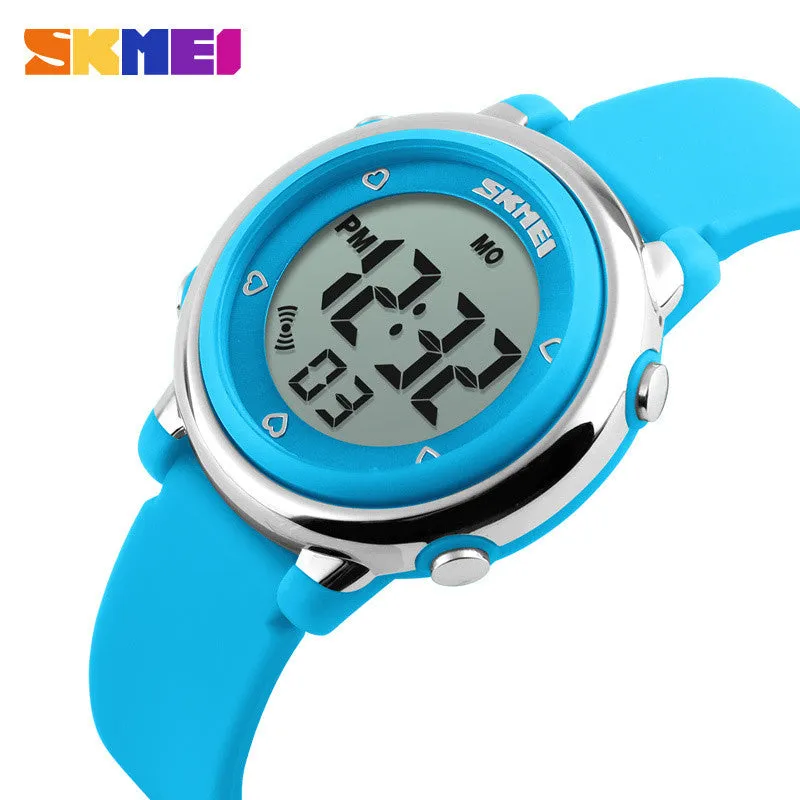SKMEI Children LED Digital Watch Relogio Feminino Sports Watches Kids Cartoon Jelly Relojes Mujer Waterproof Wristwatches