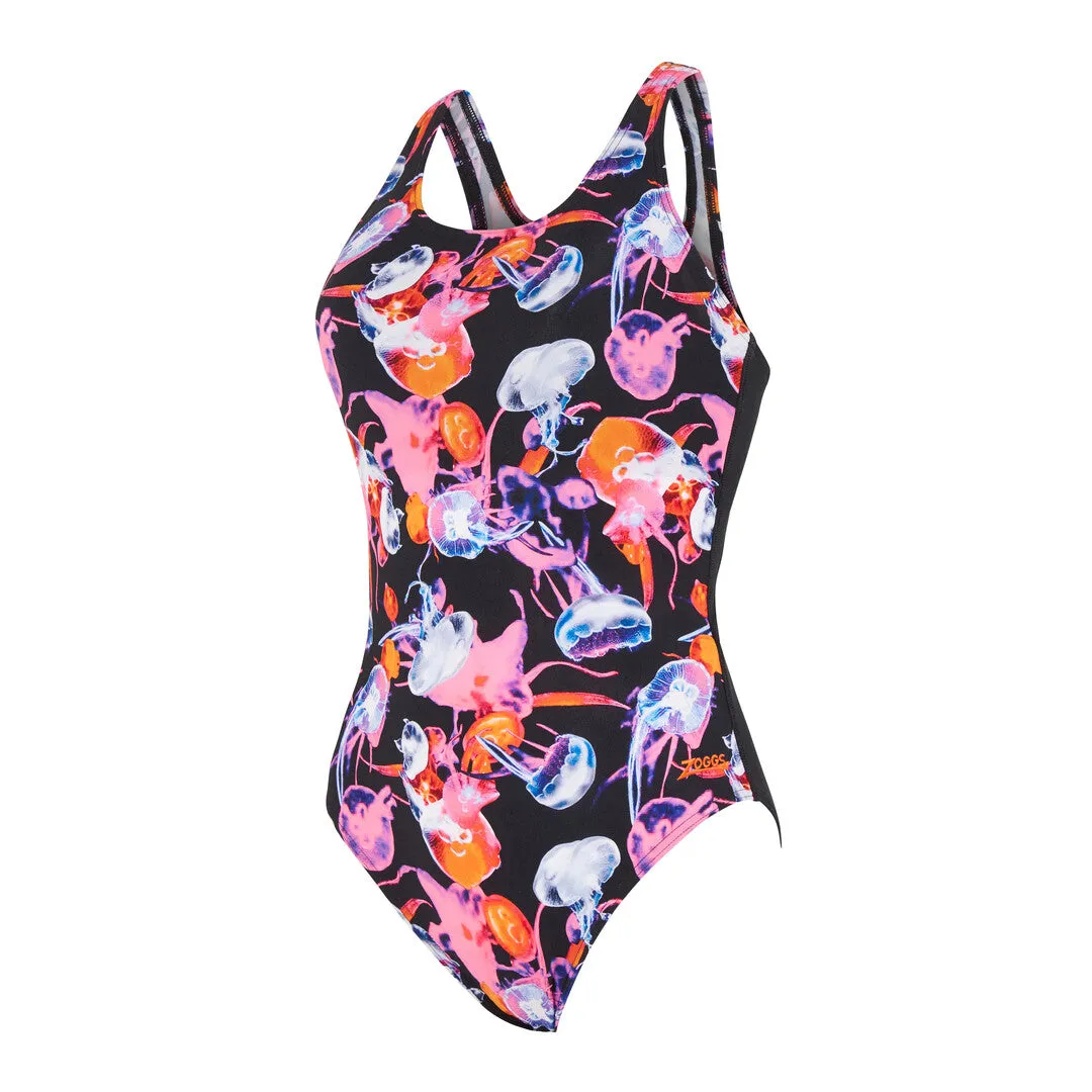 Swimming Costume Zoggs Actionback Women - Sea Flower