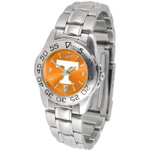 Tennessee Volunteers Ladies AnoChrome  Steel Band Sports Watch