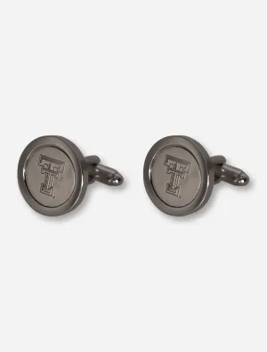 Texas Tech Double T Silver Cufflinks