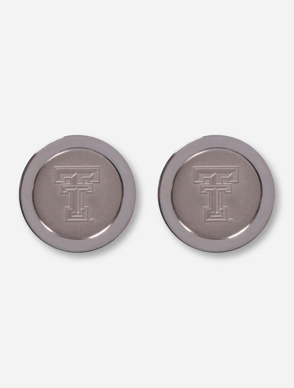 Texas Tech Double T Silver Cufflinks
