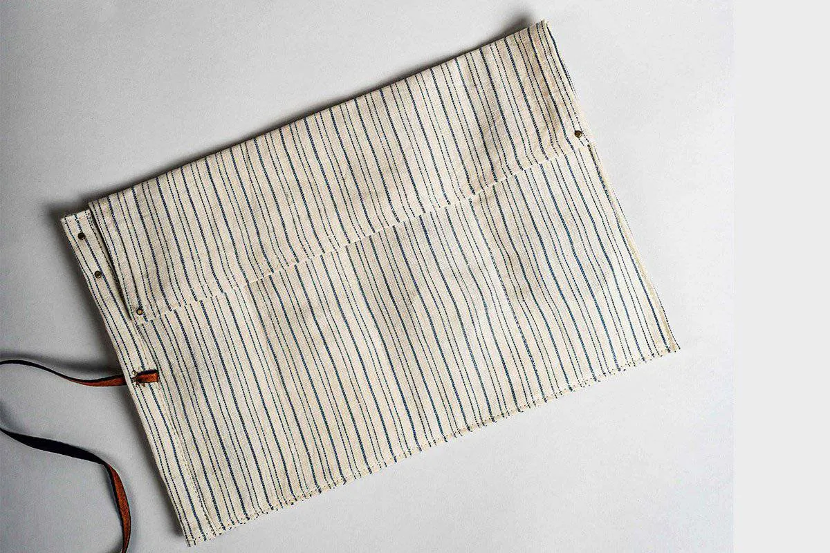 The Watch Organiser - Khadi Roll over for Travel and Storage