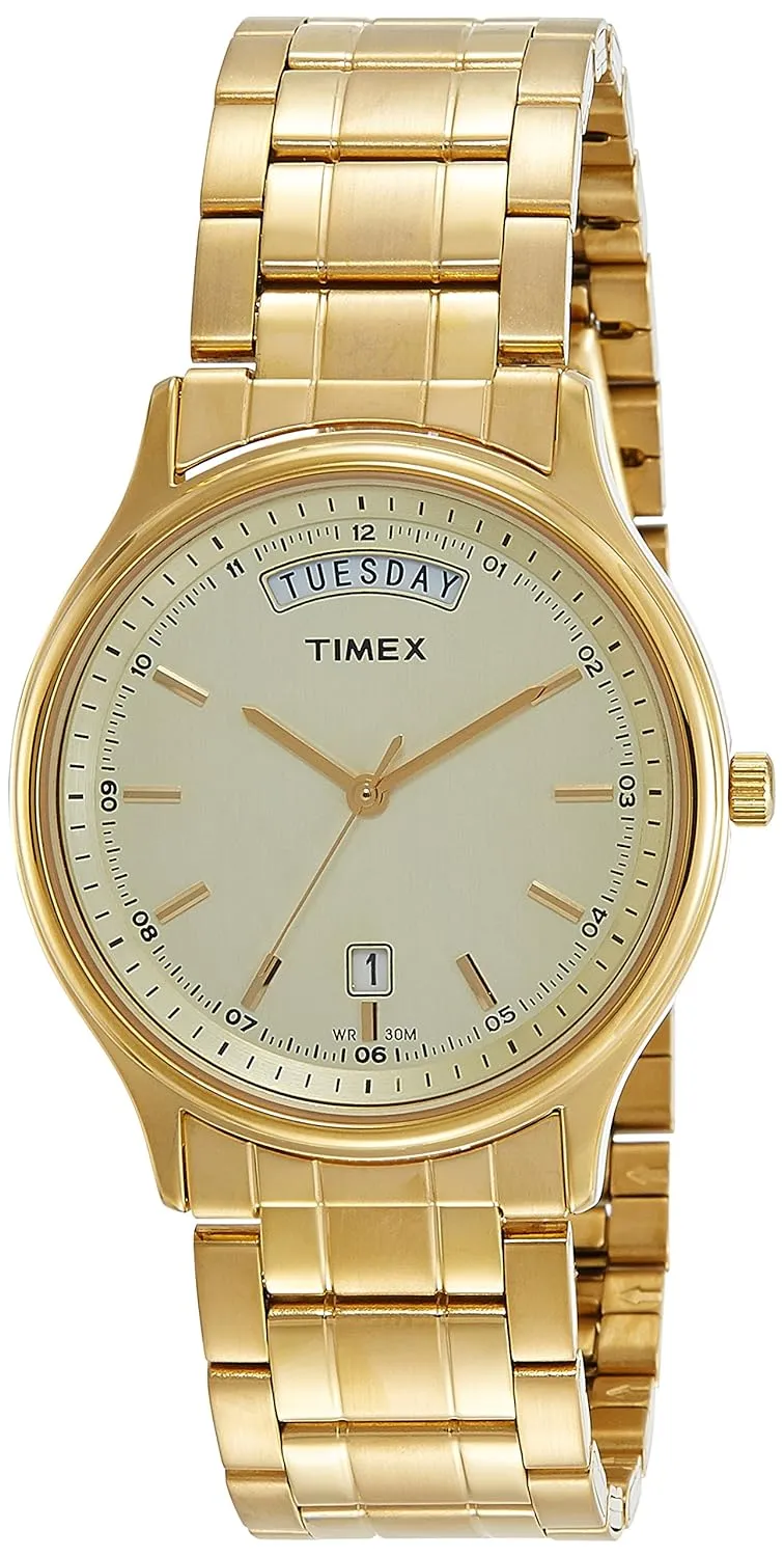 Timex Beige Dial Men Analog Watch - TW0TG5908