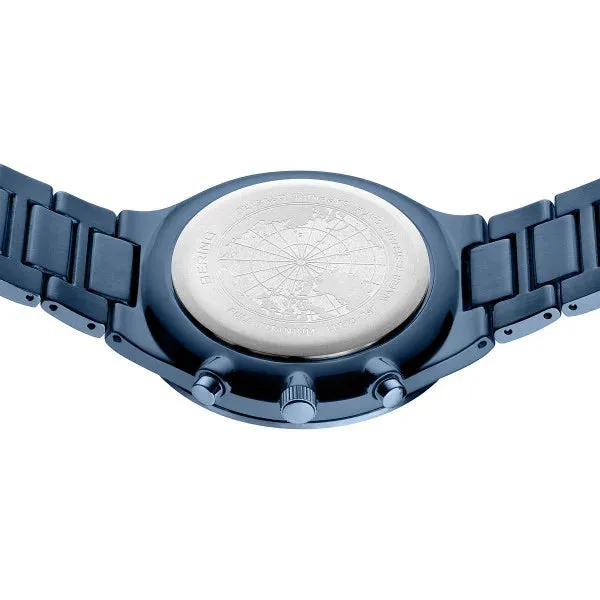 Titan Chrono | brushed blue | 11743-797