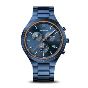 Titan Chrono | brushed blue | 11743-797