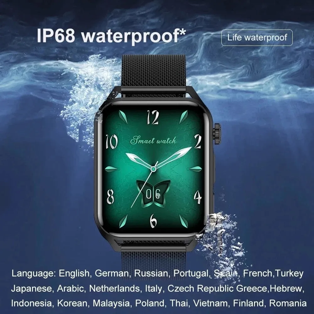 Ultra-Thin Smart Watch Split-Screen Always-on HD Display
