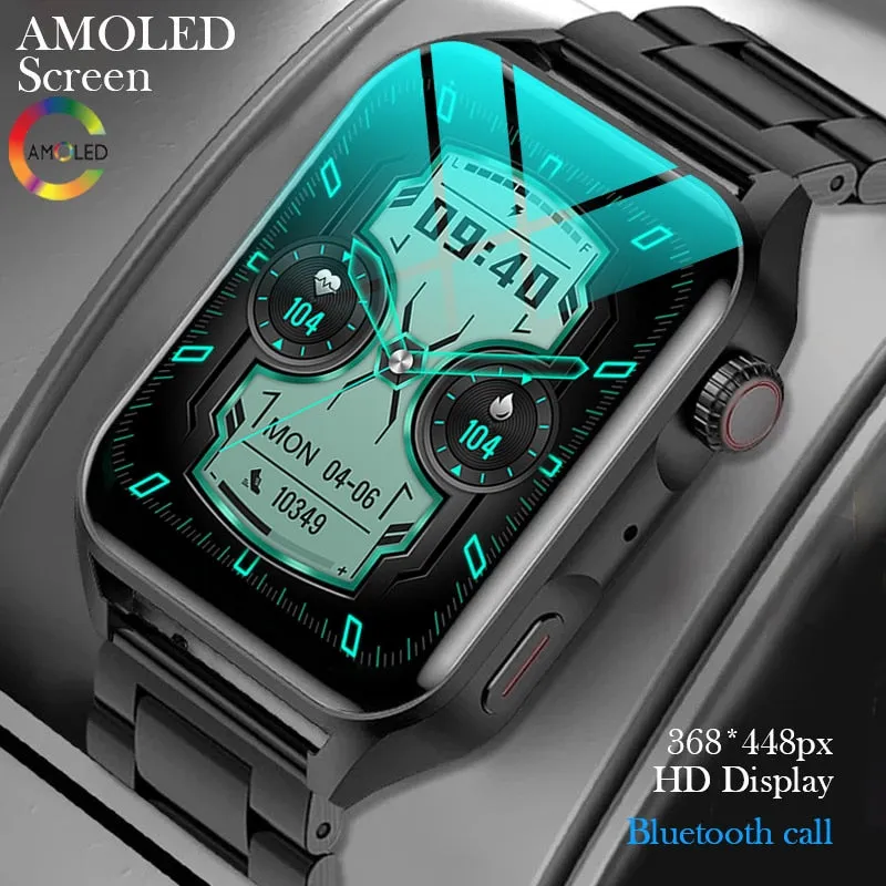 Ultra-Thin Smart Watch Split-Screen Always-on HD Display