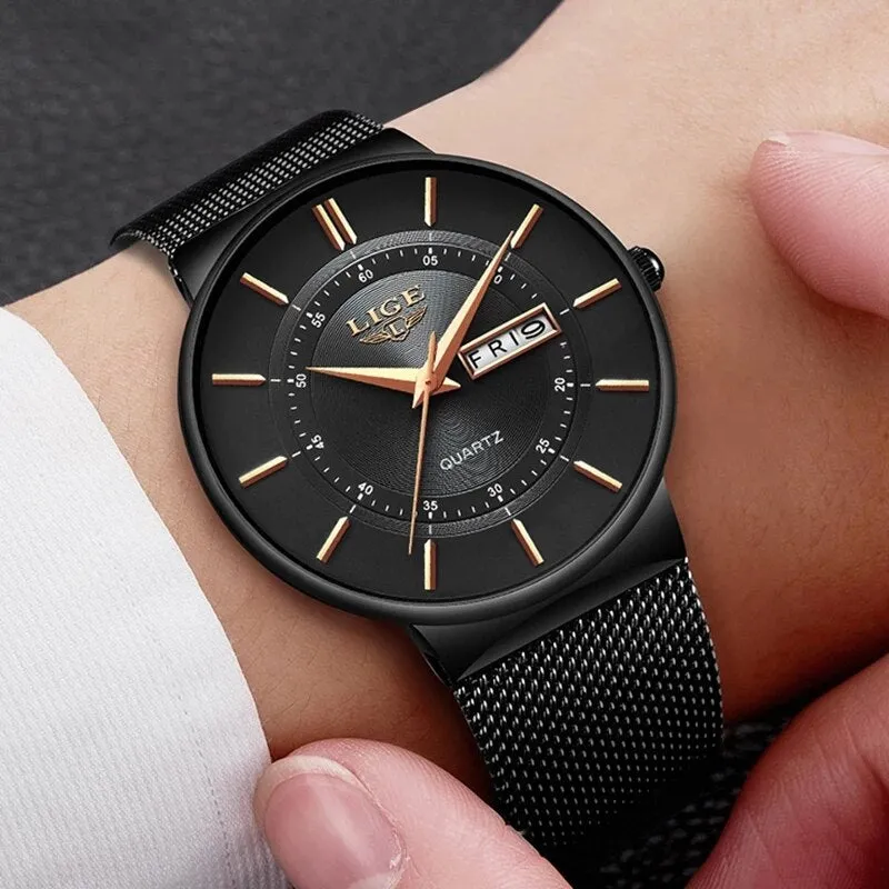 Ultra-Thin Waterproof Men's Luxury Watch