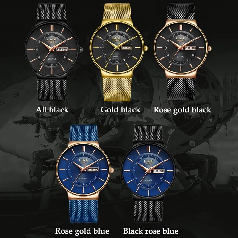 Ultra-Thin Waterproof Men's Luxury Watch