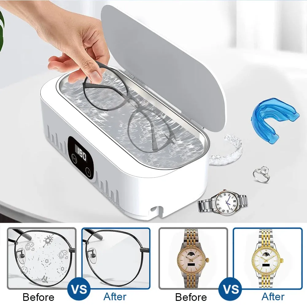 Ultrasonic Jewelry and Glasses Cleaner