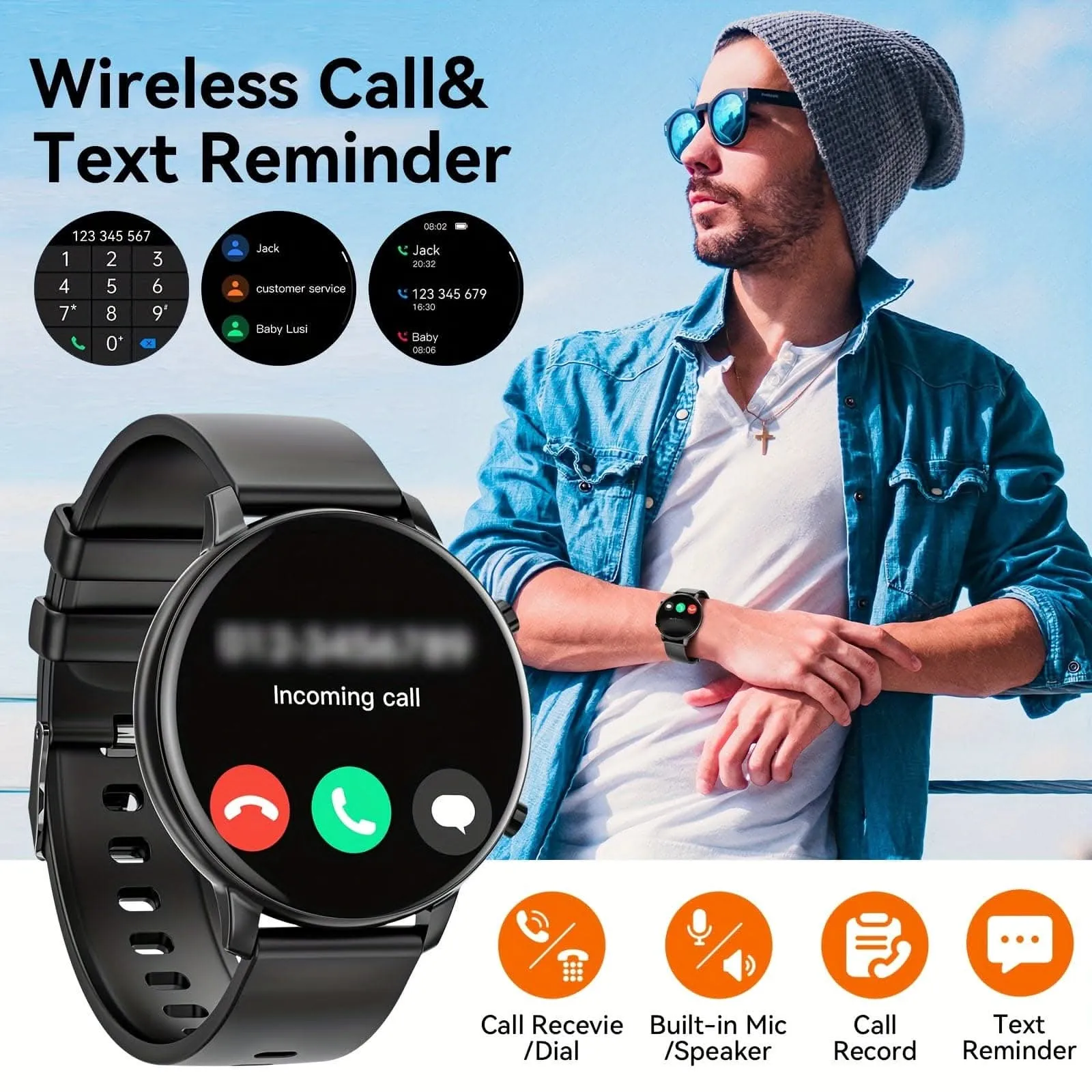 Women's 1.39'' Smartwatch – Wireless Call, Voice Assistant, and 100  Sports Modes