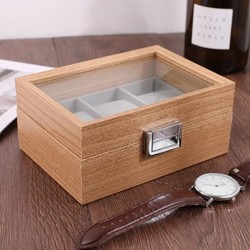 Wooden Watch Box, Organizer, Storage, Display, Case & Holder