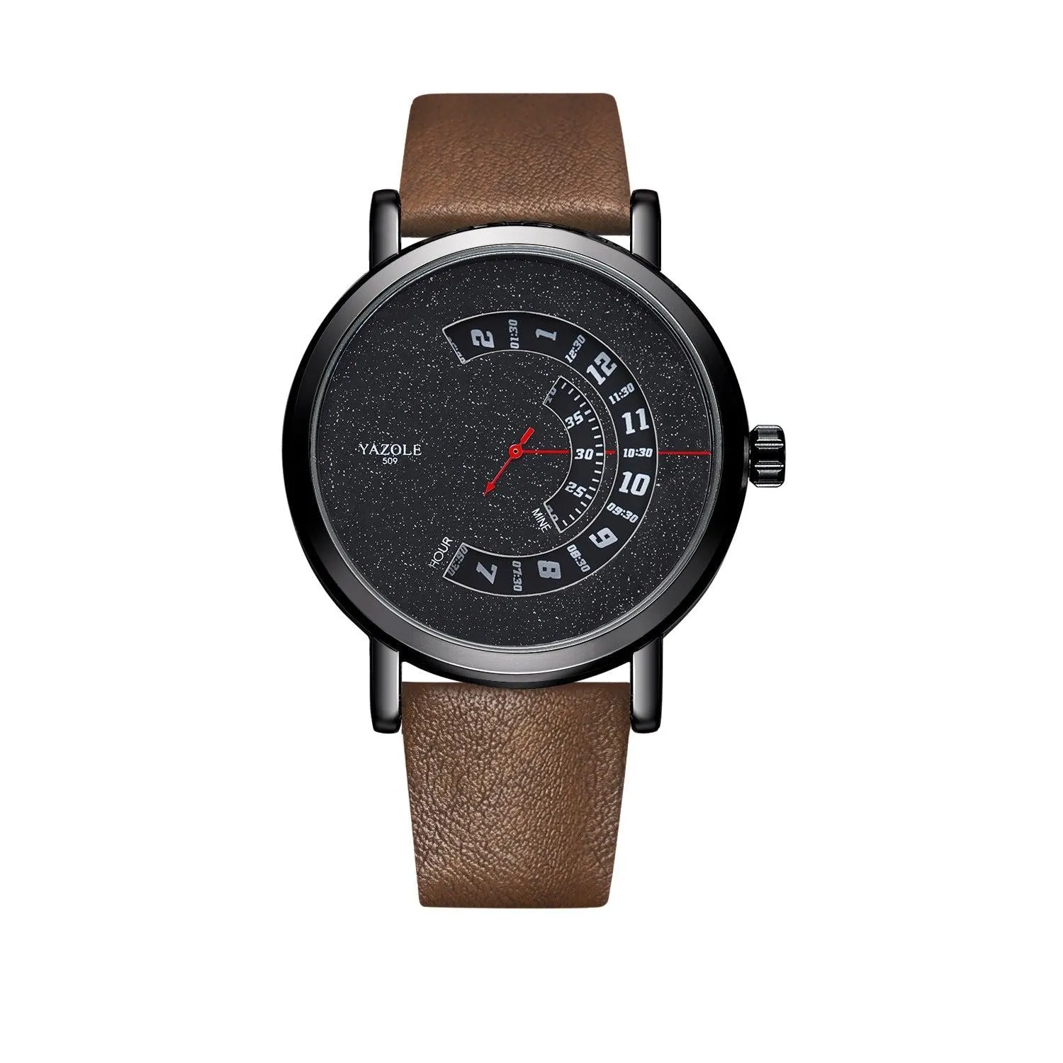 Yazole Watch Men's Turntable Waterproof Men's Watch Quartz Watch Men's Watch